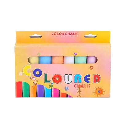 8pcs jumbo color chalk big size street sidewalk jumbo chalks