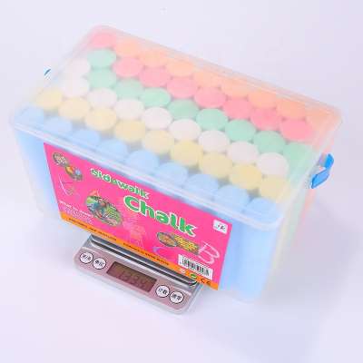 20 pcs PP Drum Packing High Quality Kids School Sidewalk Blackboard Dustless Colorful Jumbo Chalk