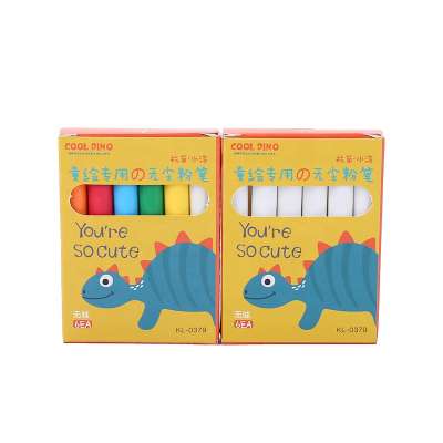 Dust-free Chalk Water-soluble Chalk Children's Color chalk 12 Sticks in Stock