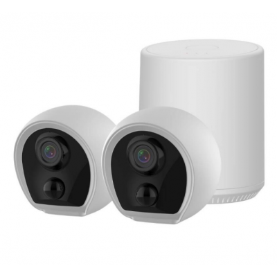 wireless network IP66 waterproof  HD1080P resolution  homebase pairs to 4 camera home battery  camera