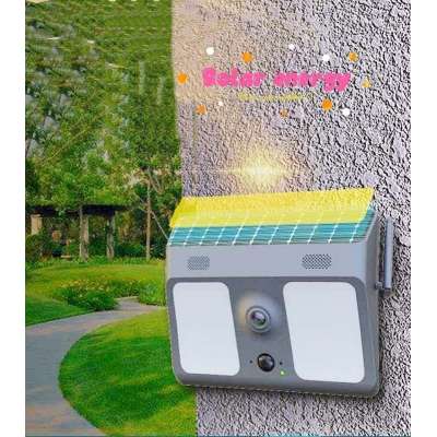 Outdoor courtyard wireless network solar energy HD 1080P support 128GB capacity  live streaming  camera